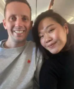 Tina Psychic Soulmate Sketch review showing drawing and real woman resemblance after meeting at BBQ USA